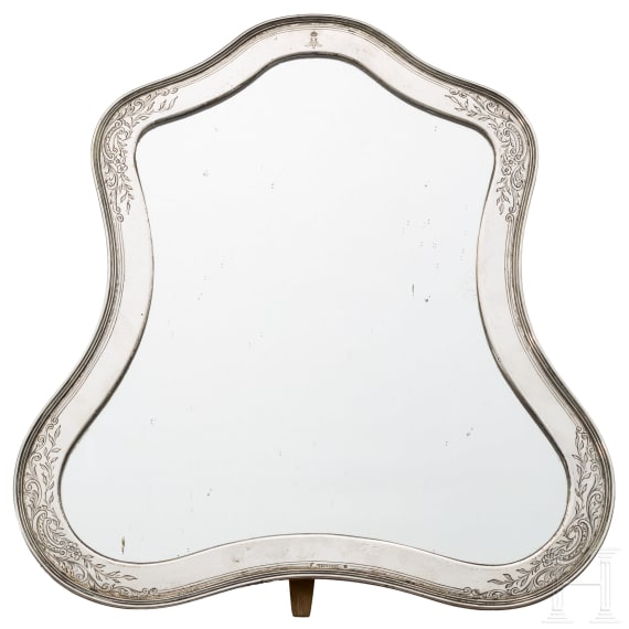 Archduchess Marie Valerie of Austria – a silver hall mirror by J. C. Klinkosch, purveyor to the imperial and royal court and chambers, Vienna, circa 1880