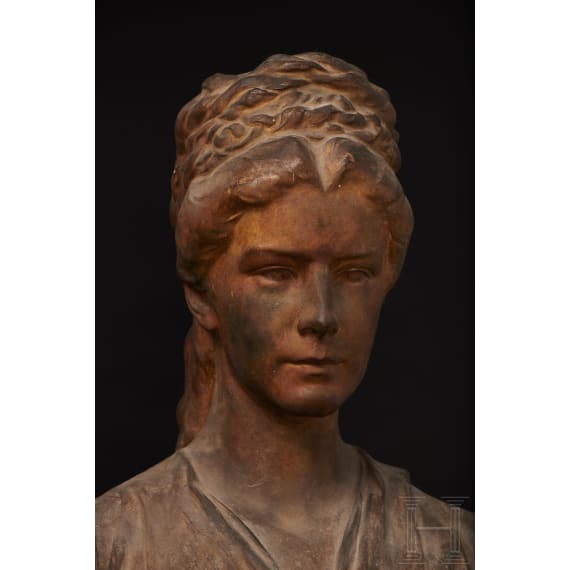 Hans Bitterlich (1860 - 1949) - a bust of Empress Elisabeth (Sisi), circa 1905
