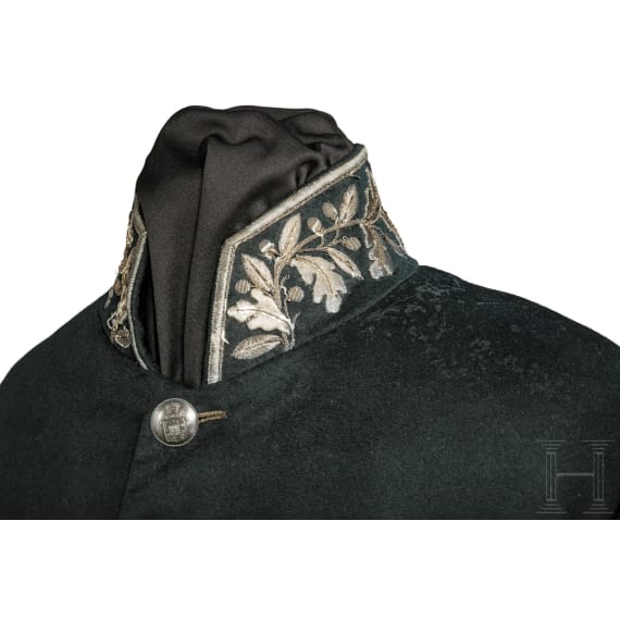 A tailcoat of an official of the Kingdom of Lombardo-Venetia, circa 1820-30