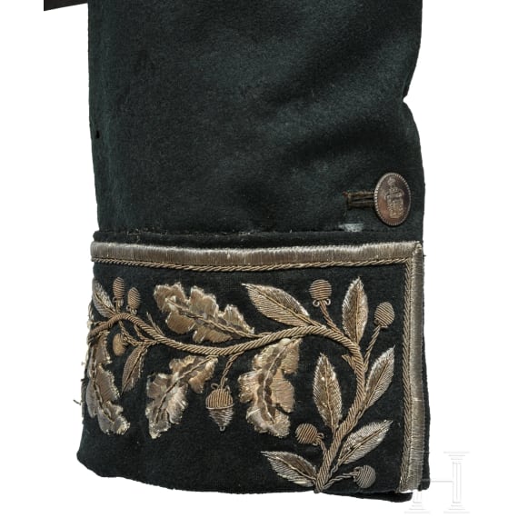 A tailcoat of an official of the Kingdom of Lombardo-Venetia, circa 1820-30