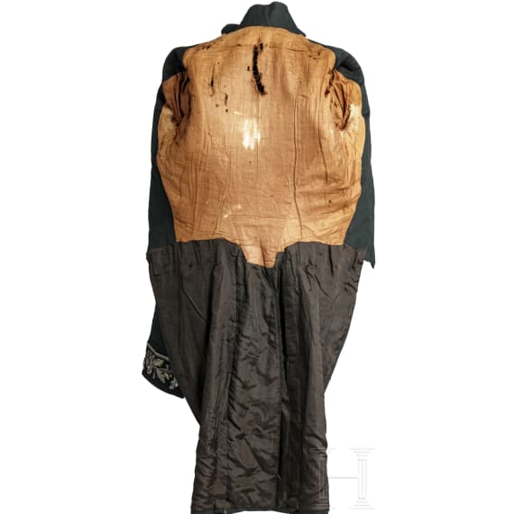 A tailcoat of an official of the Kingdom of Lombardo-Venetia, circa 1820-30