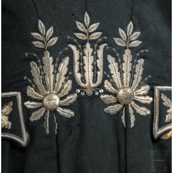 A tailcoat of an official of the Kingdom of Lombardo-Venetia, circa 1820-30