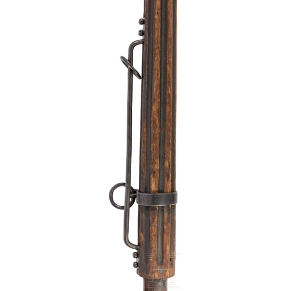 A cuirassier life standard with pole, pole top and tassels from the reign of Emperor Leopold I of Austria, 1658 &ndash; 1705