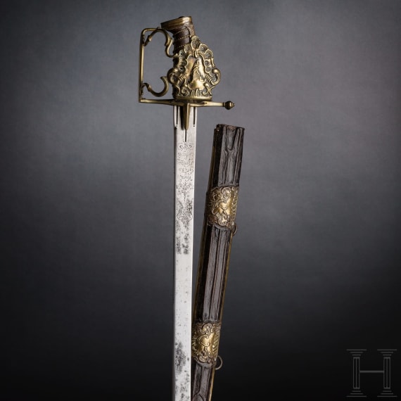 A pallash for officers of the cuirassiers with signature "Caprara", 1st half of the 18th century