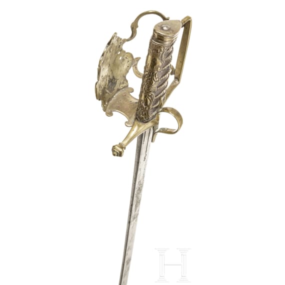 A pallash for officers of the cuirassiers with signature "Caprara", 1st half of the 18th century