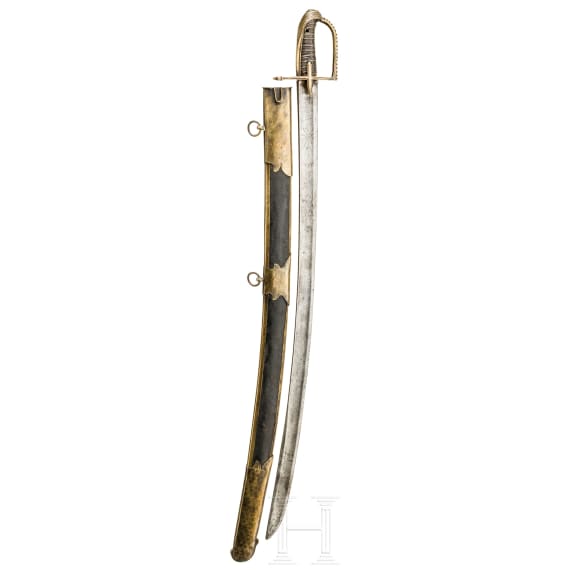 A sabre for officers of the hussars, mid-18th century