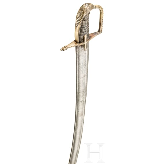 A sabre for officers of the hussars, mid-18th century