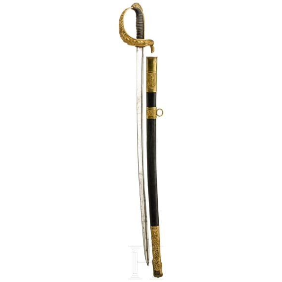 A sabre M 1850/71 for officers of the Navy