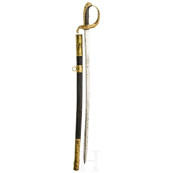 A sabre M 1850/71 for officers of the Navy
