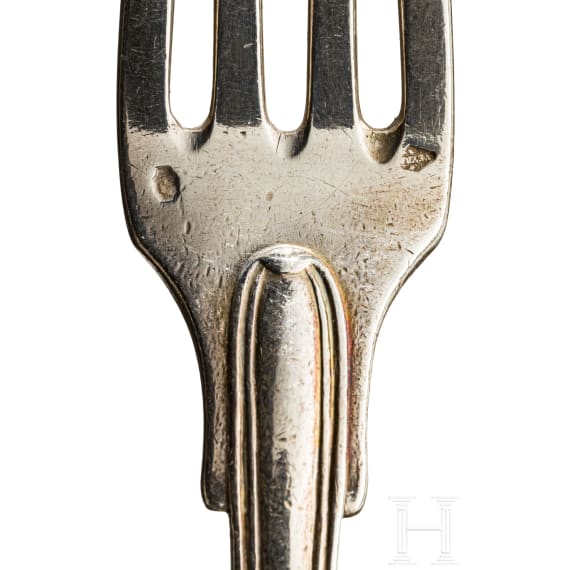 King Luis I of Portugal (1838 - 1889) - 20 pieces of cutlery from the royal silverware, circa 1860 - 1870
