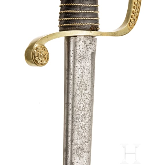 A Russian sabre M 1865 for dragoon officers, Solingen, circa 1870