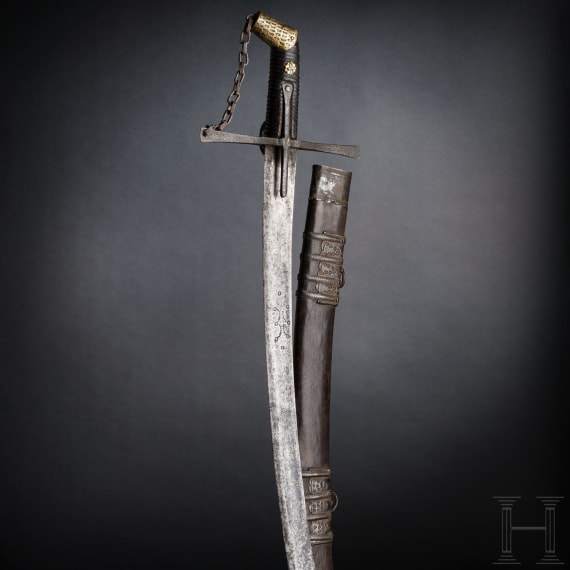 An Austrian/Hungarian hussar's sabre, early 18th century