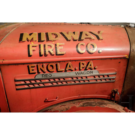 A Ransom REO Speed Wagon "Firetruck", Midway Fire Company, Enola, 1937