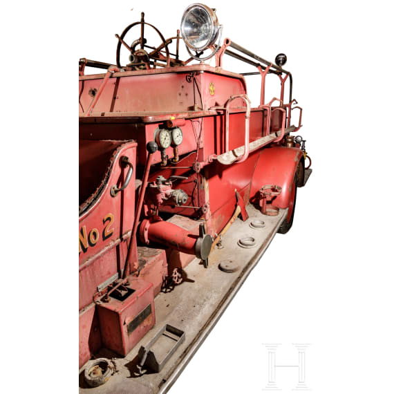 A Ransom REO Speed Wagon "Firetruck", Midway Fire Company, Enola, 1937