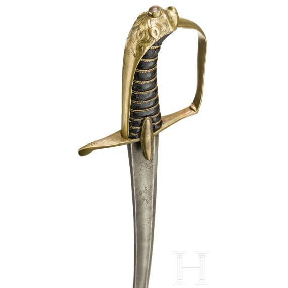 A sabre for officers of the light cavalry, circa 1800