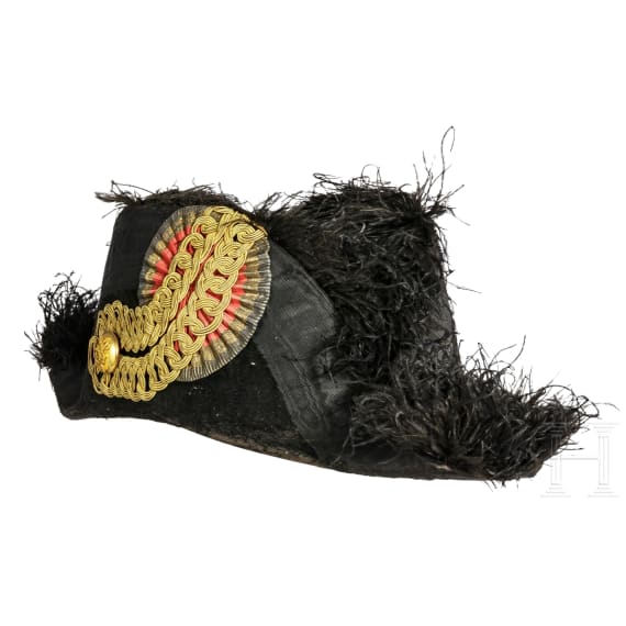 A bicorne hat and a tailcoat of a Baden chamberlain, circa 1890 - 1918