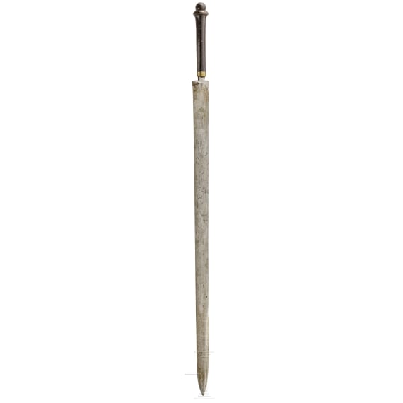 Klinge eines Hirschfängers aus der Regierungszeit des Markgrafen Magnus Friedrich VII. zu Baden und von Hochberg, 1677 - 1709