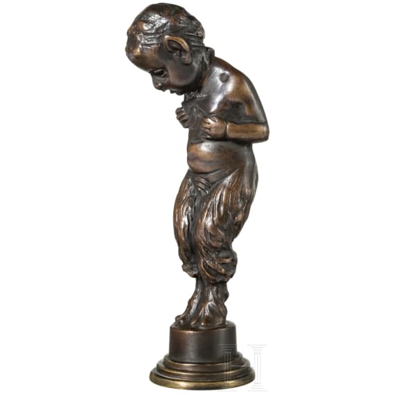 Wilhelm Ritter von Kaulbach (1805 - 1874) - his personal seal in the shape of an infantile satyr with frog