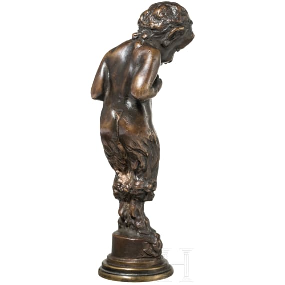 Wilhelm Ritter von Kaulbach (1805 - 1874) - his personal seal in the shape of an infantile satyr with frog