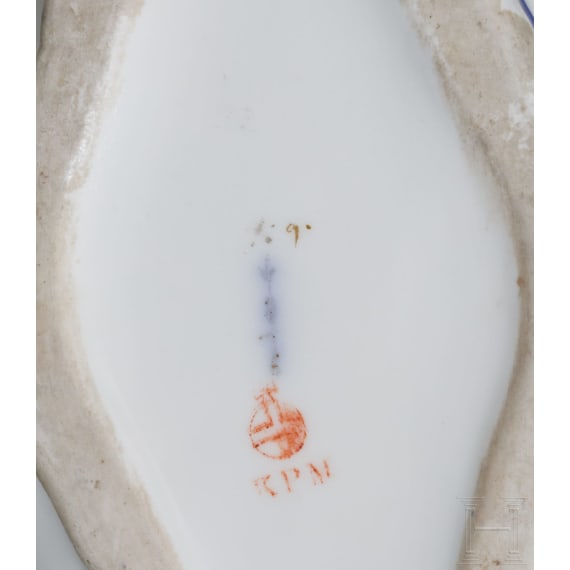 King Wilhelm I - a KPM sauce boat from one of the king's dinner services