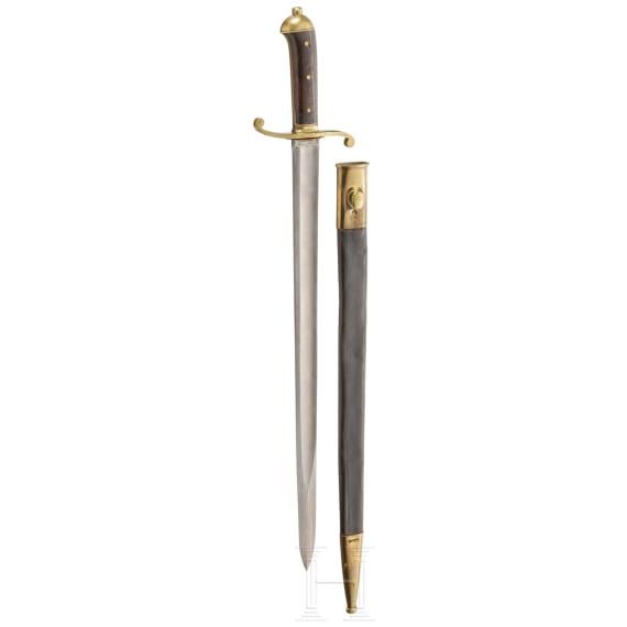 A side arm for Prussian border guards, dated 1860