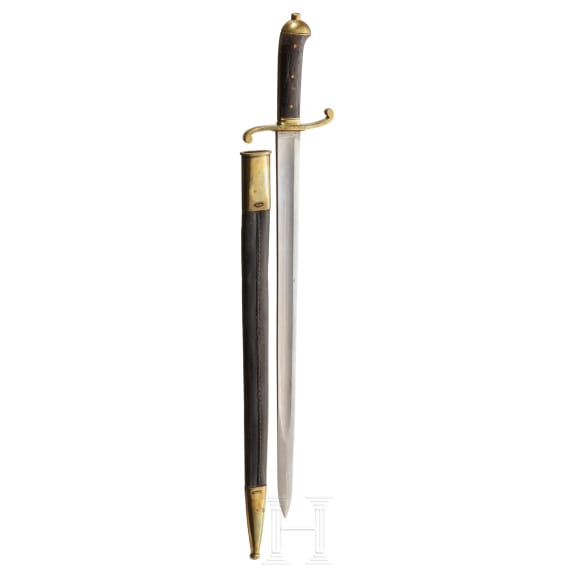 A side arm for Prussian border guards, dated 1860