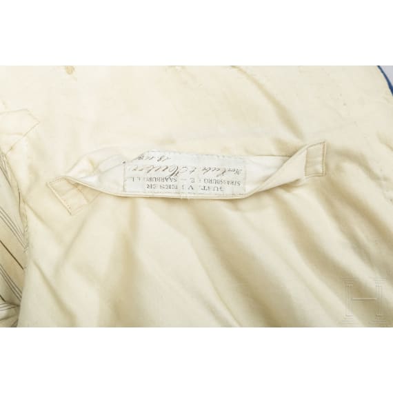 An attila for a non-commissioned officer in the 2nd Rhenish Hussar Regiment No. 9, dated 1915