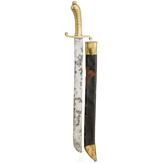 An infantry fascine knife M 1845 of the IR 106