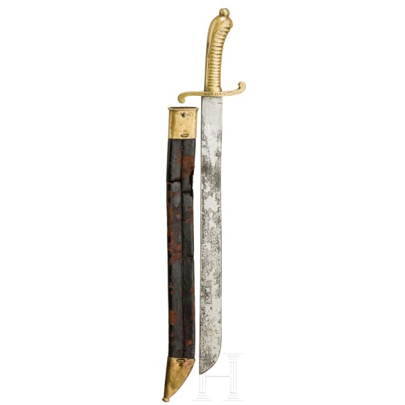 An infantry fascine knife M 1845 of the IR 106