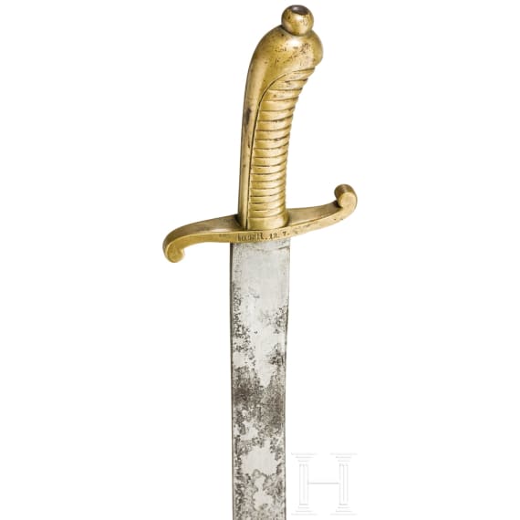 An infantry fascine knife M 1845 of the IR 106
