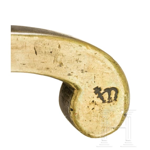An infantry fascine knife M 1845 of the IR 106