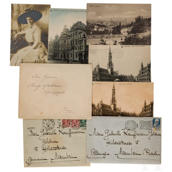 Luise of Austria-Tuscany (1870 - 1947) - handwritten documents in leather case