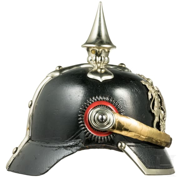 A helmet M 1867 for enlisted men in the Dragoon Regiment "K&ouml;nig" (2nd W&uuml;rttembergian) No. 26