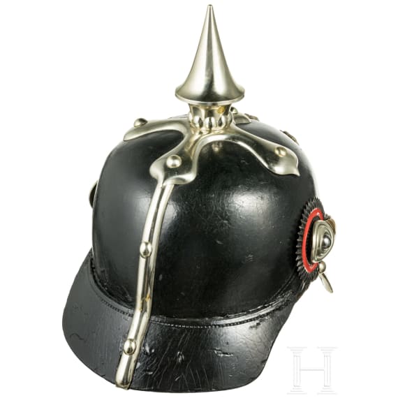 A helmet M 1867 for enlisted men in the Dragoon Regiment "K&ouml;nig" (2nd W&uuml;rttembergian) No. 26