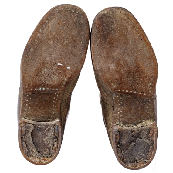A pair of military leather boots, circa 1915