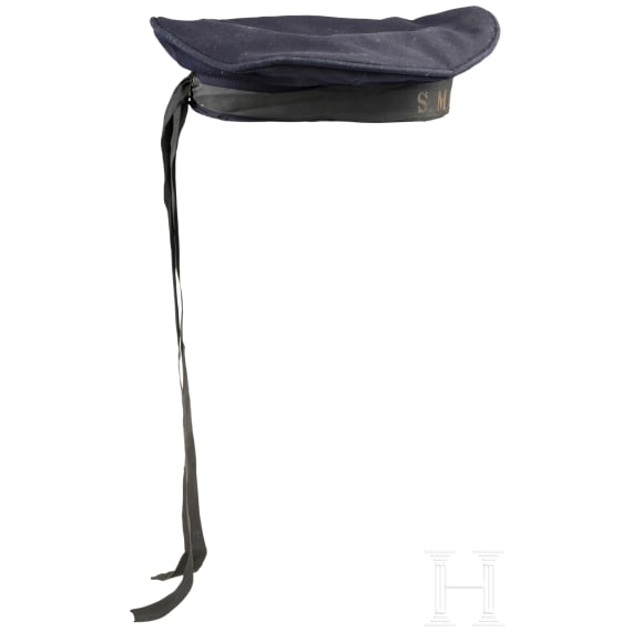 A blue sailor's cap "S.M.S. Sachsen"