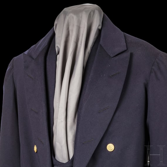 An evening suit owned by Captain Lieutenant Kurt B&ouml;cking