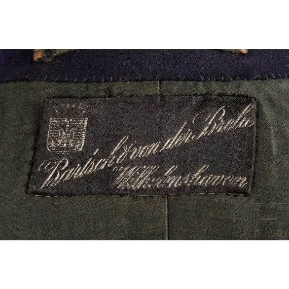 A dark-blue parade jacket for a petty officer of the technical staff