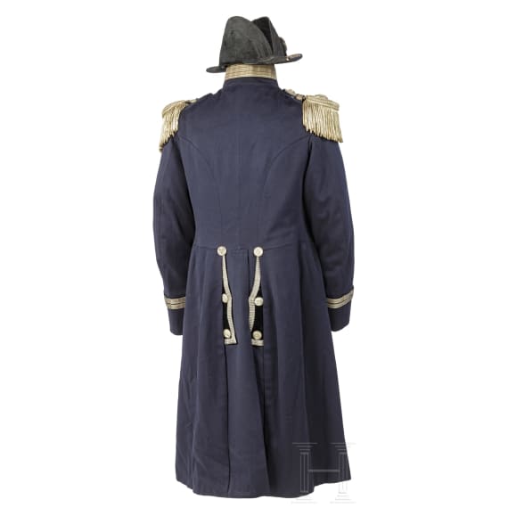 A gala uniform for a naval construction inspector for shipbuilding and engineering, circa 1910