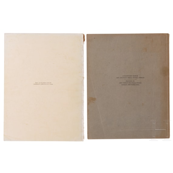 Two auction catalogs of the Fischer Gallery, 1927 and 1936