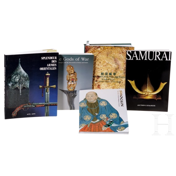 Five books and catalogues on Near and Far East arms and armour