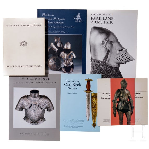 15 books and collection catalogues on arms and armour