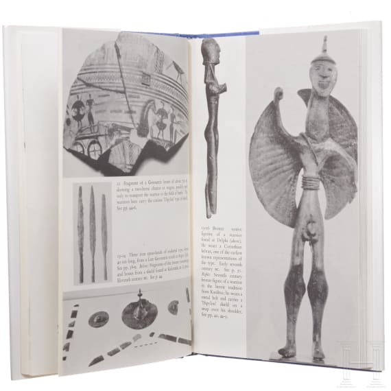 Seven books and catalogues on archeology