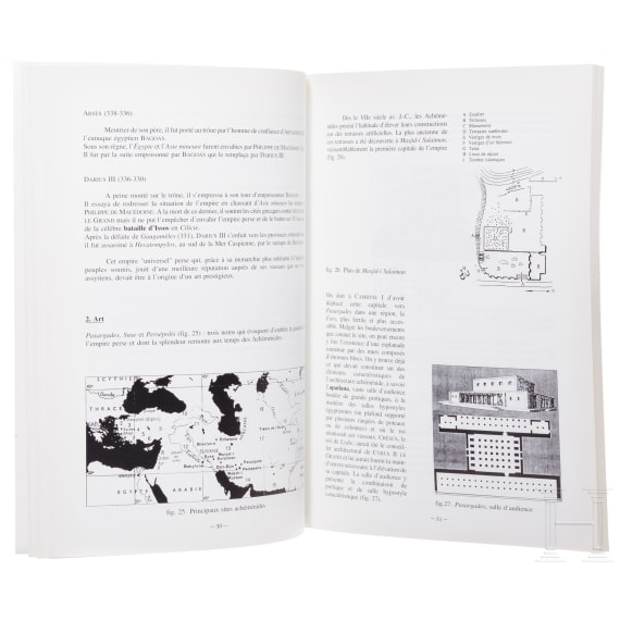 Seven books and catalogues on archeology