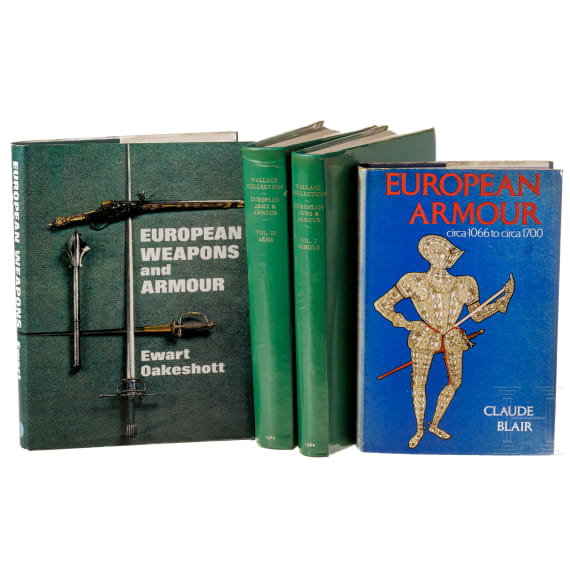 Four standard works on antique arms and armour