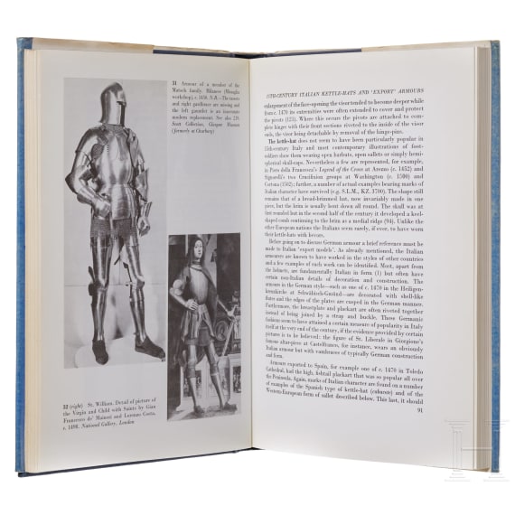 Four standard works on antique arms and armour