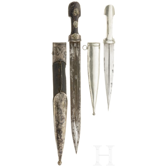 Two Caucasian kinzals, 19th century