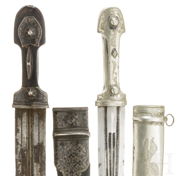Two Caucasian kinzals, 19th century