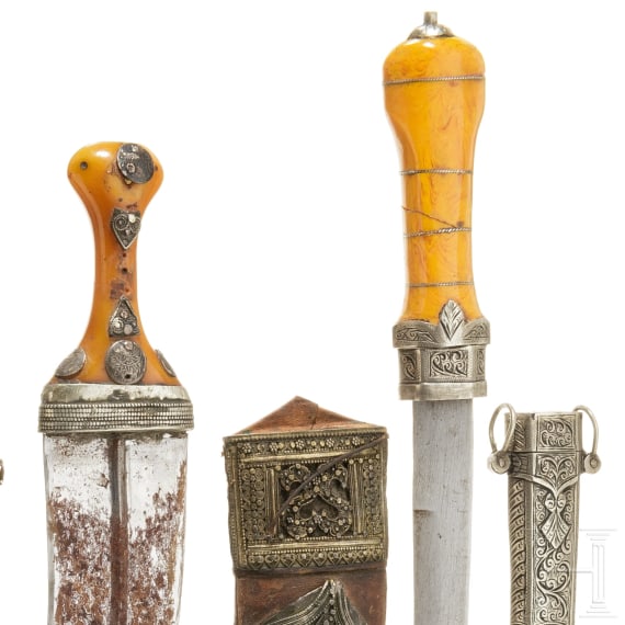 A small collection of Saudi Arabian edged weapons, 20th century