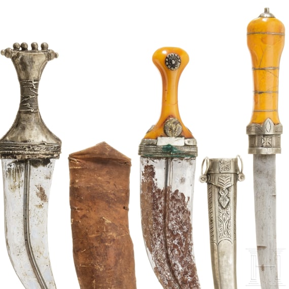 A small collection of Saudi Arabian edged weapons, 20th century